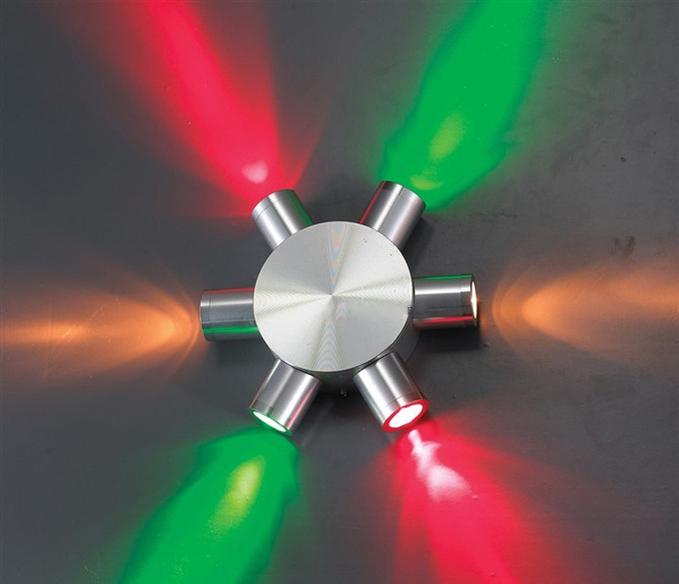 Colorful LED wall lamps, seven-color lights, background wall decorative lights, KTV bars, Internet celebrity Douyin, corridor spotlights, corridor lights details Picture