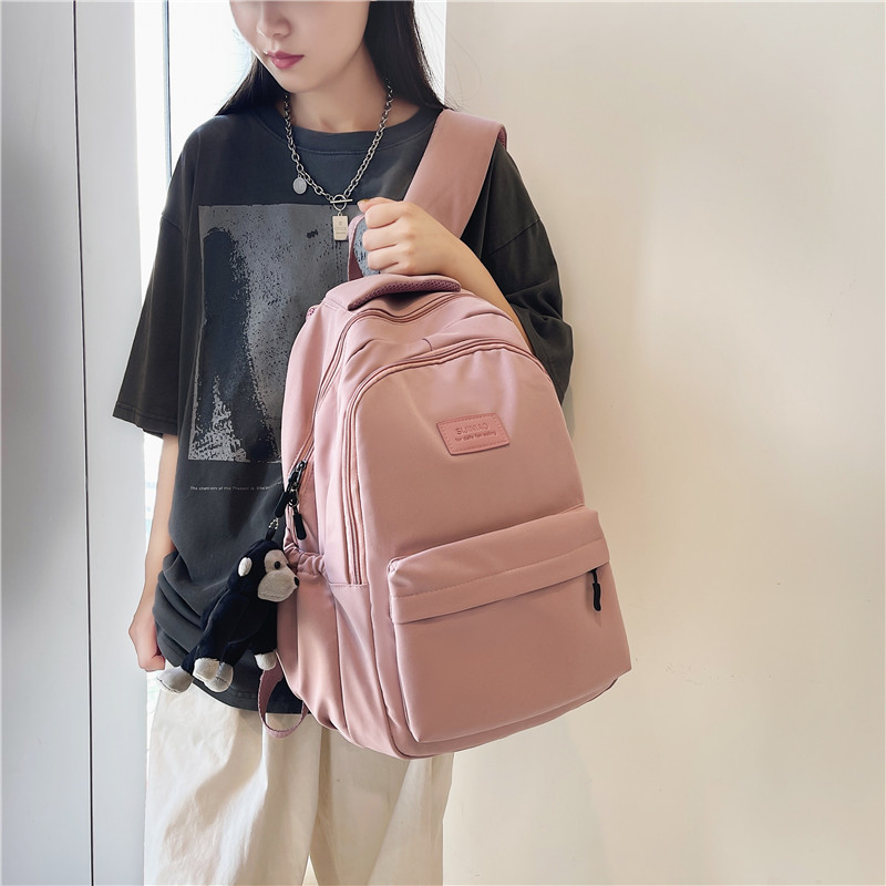 Schoolbag for female college students, Korean style, trendy, large-capacity, high school girls, junior high school students, Japanese-style computer backpack for girls Application Scenario