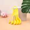 Shangdong 5-piece color measuring spoon set, thickened measuring spoon, baking tools, seasoning spoon, coffee spoon, double-scale spoon Specification image