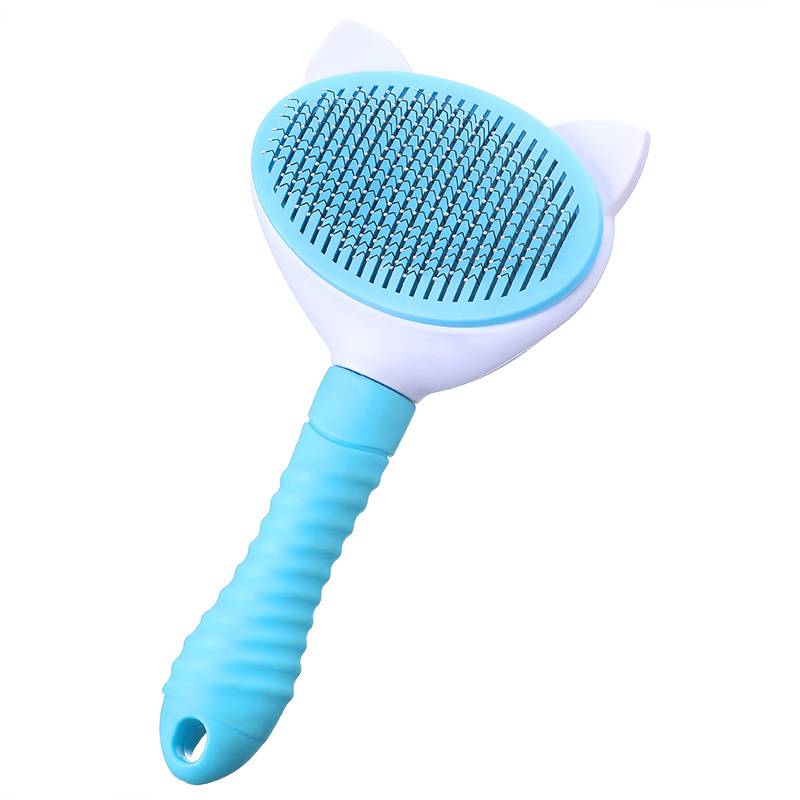 Pet comb, large telescopic and knotted comb, cat comb, automatic hair removal and massage comb, pet cleaning supplies Item Picture