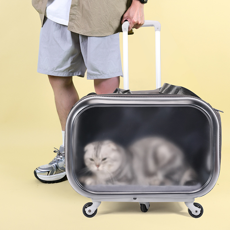 Cat bag, portable pet suitcase, dog bag, space capsule suitcase, large-capacity dual-purpose cat backpack Specification image
