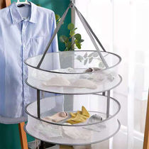 Collapsible windproof clothes-drying net clothes-drying basket Clothes-laying net for household hosiery and underwear drying basket