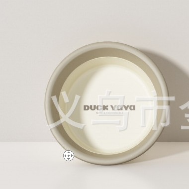 Thickened folding basin, large portable household collapsible water basin for babies, baby folding washbasin, bath basin, bathtub Specification image