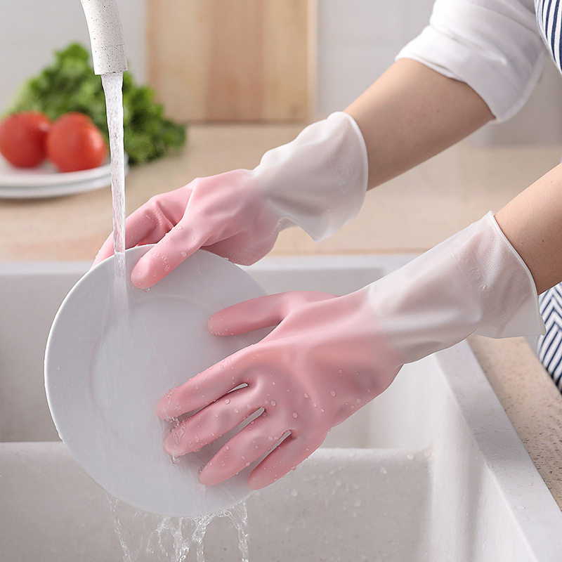 家务手套/橡胶乳胶防水/洗碗手套产品图