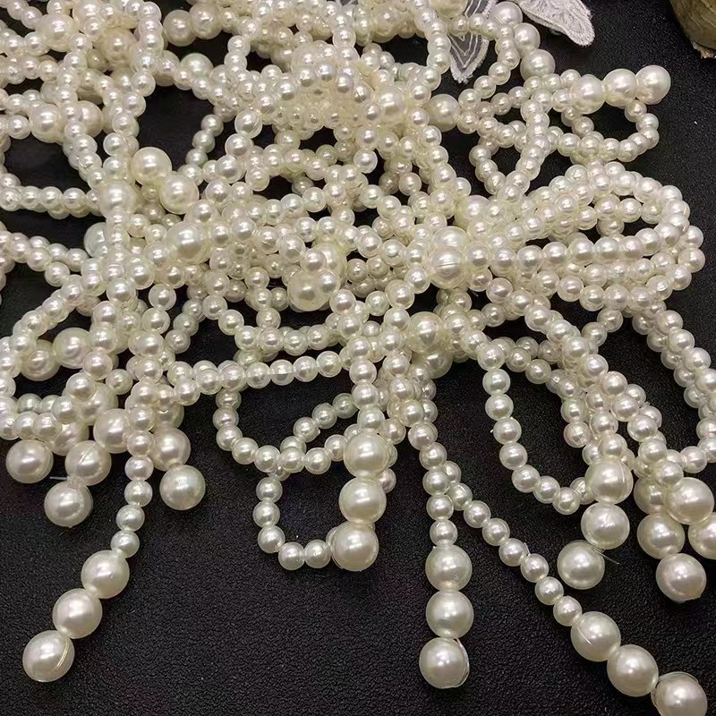 Wholesale of Japanese and Korean jewelry, clothing, imitation pearl bow accessories, shoes, hats, hair accessories, wedding dresses, clothing, bags, and decorative accessories Specification image