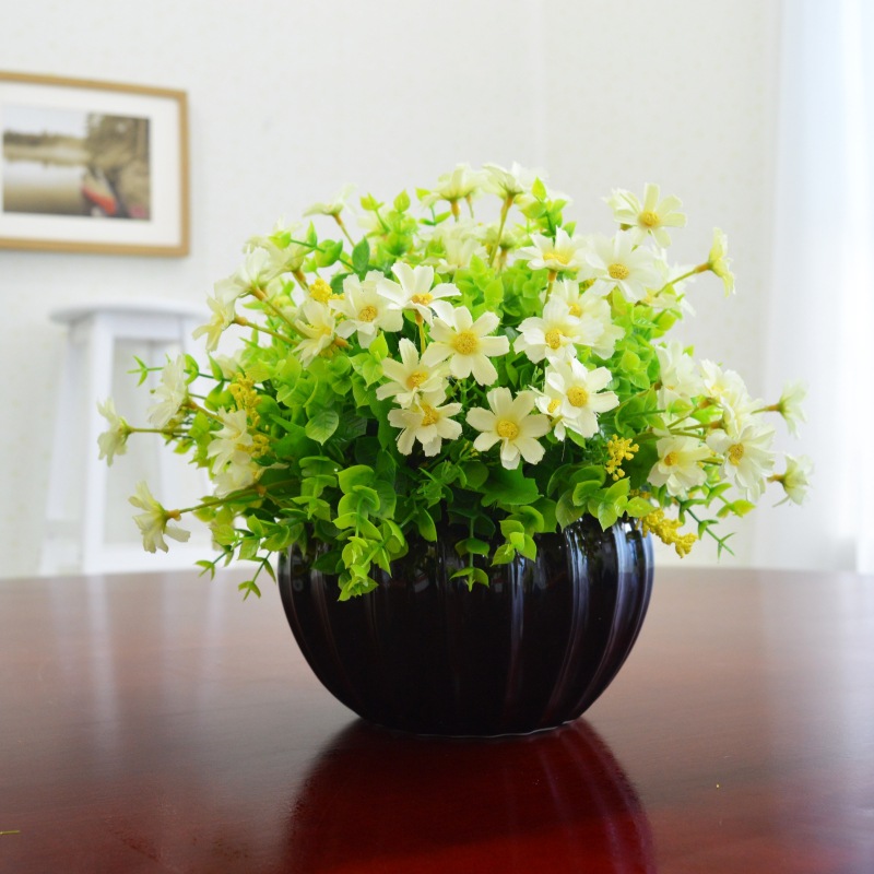 仿真盆栽实物图