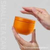 Small portable tea canister with inner lid, empty can, iron can, small can tea box, iron box, business gift Specification image
