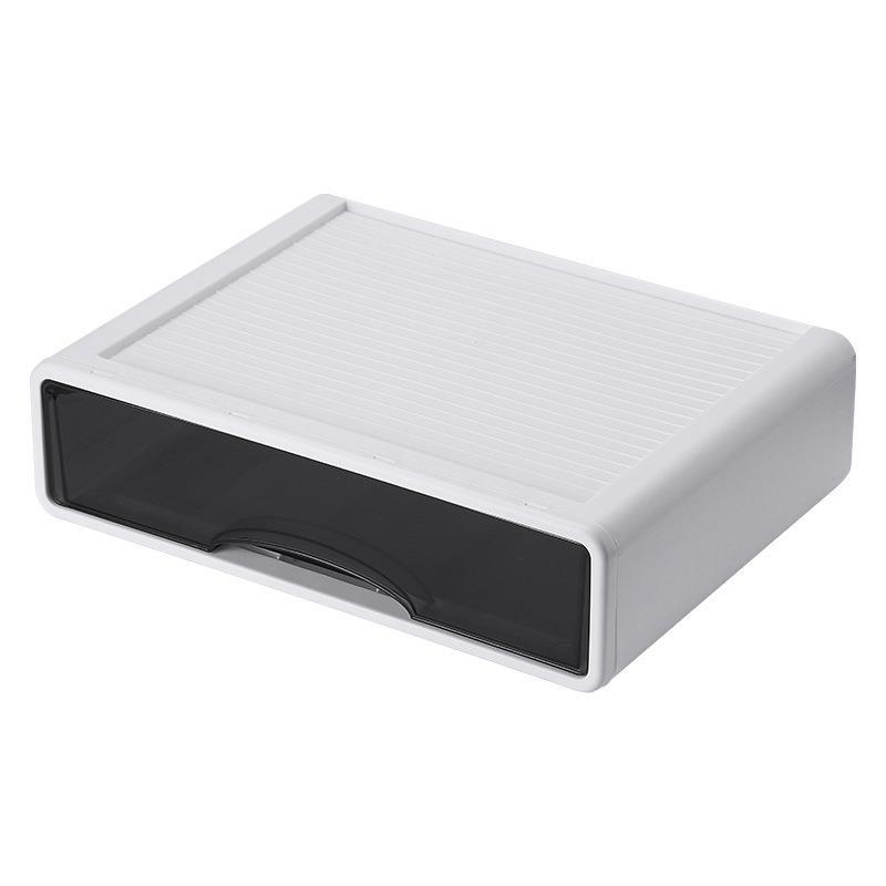 Large Drawer Desktop Storage Box Cosmetics Desk Dormitory Stationery Organizer Storage Box Desk Shelf Item Picture