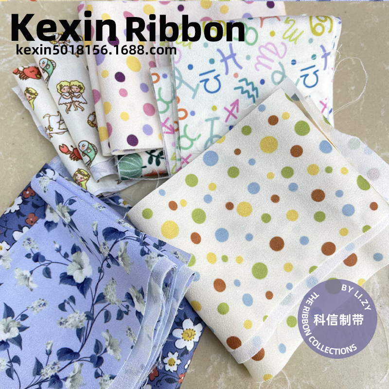 9Cm Single Color Cloth Strip Fat Sausage Scrunchie Single Cloth Strip Handmade Diy Hair Accessories Bow Material Large Intestine Scrunchie Application Scenario