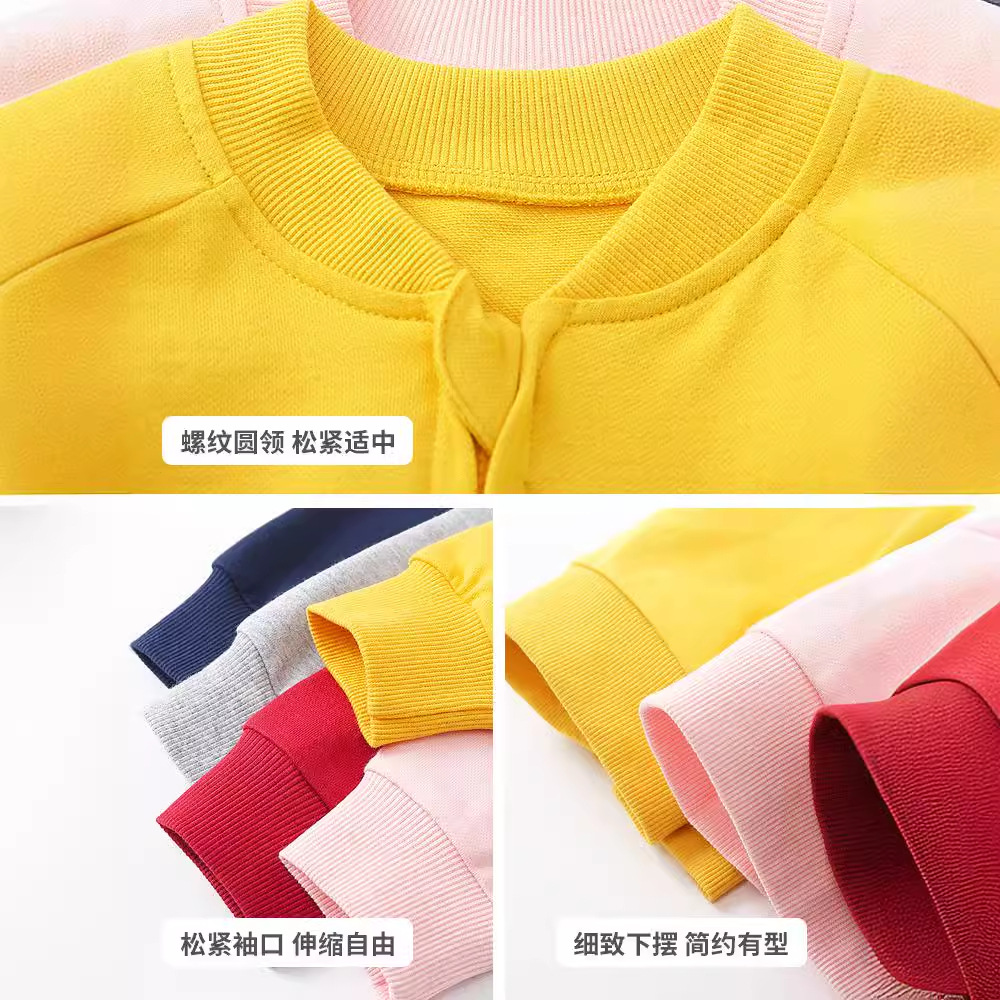 Children's baseball jacket cardigan 2025 Spring and Autumn new Style for boys, girls, babies, autumn children's clothing, versatile top for kids details Picture