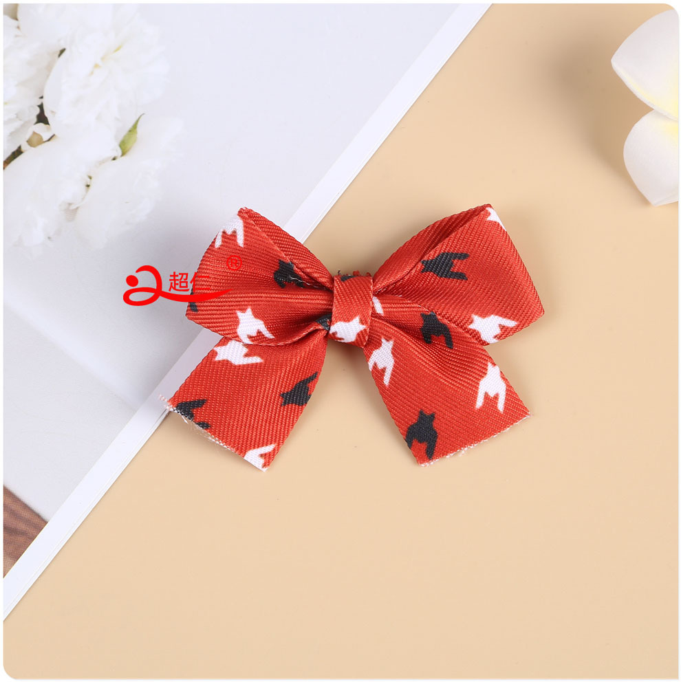 Hand-Made Bows Japanese And Korean Style Hair Accessories Gift Clothing Accessories New Colored Floral And Interphase Bows Can Be Produced Application Scenario