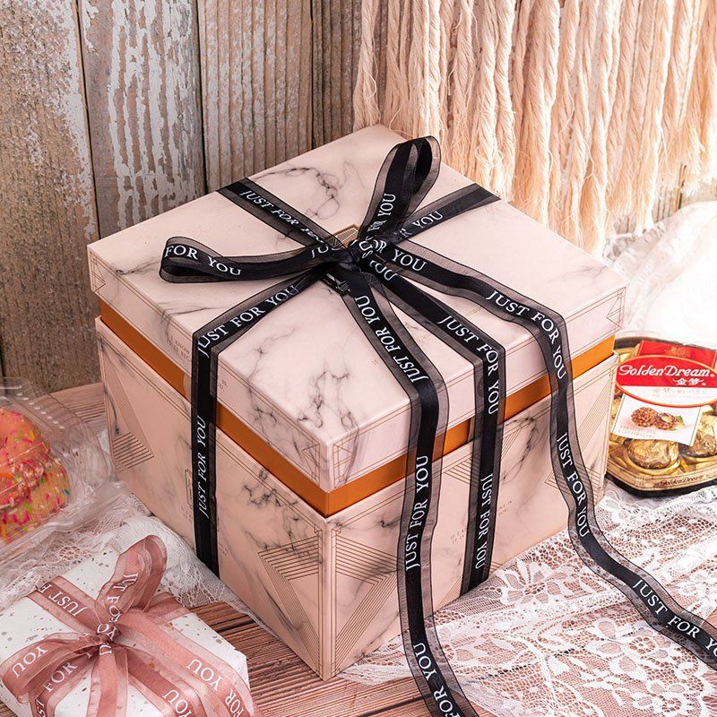 2.5cm snow gauze ribbon flower packaging gauze ribbon 520 gift cake decoration colorful ribbon flower bouquet Silk ribbon Satin ribbon material details Picture