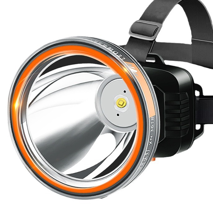Cross-Border Explosive Lithium Battery High-Power Led Strong Bald Lamp Rechargeable Headwear Fishing Light Outdoor Indoor Light Application Scenario