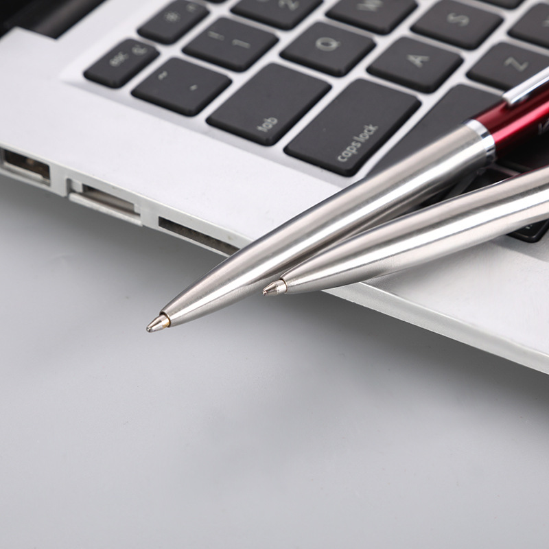Strict Selection Advertising Press Metal Ballpoint Pen Business Gift Metal Pen Laser Logo Press Metal Oil Pen details Picture