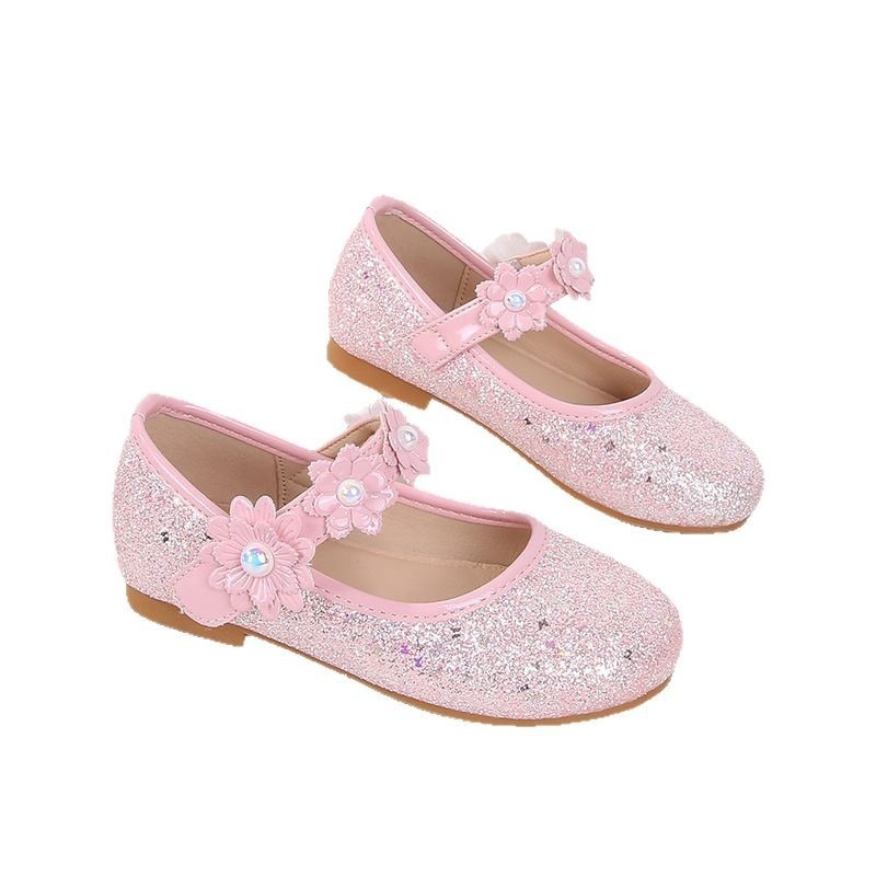 婴儿鞋/李念/babyshoe/花边袜儿童春秋公主/女童凉鞋白底实物图