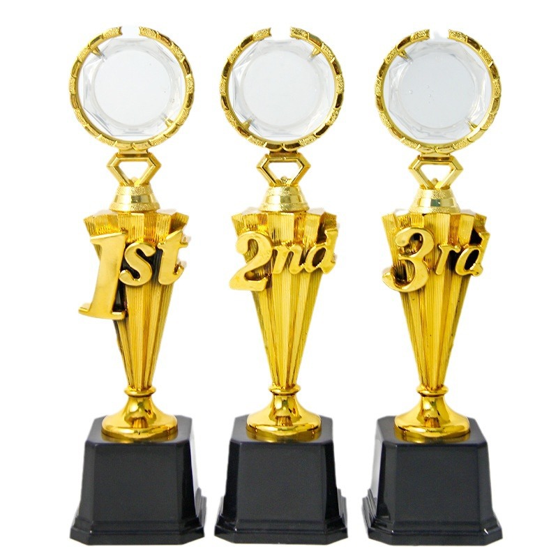 Digital trophy, ranking, 123, first, second and third place, performance evaluation, gold, silver and bronze souvenirs, competition award MEDALS Item Picture