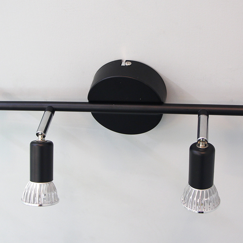 Wholesale six long strip spotlights exhibition hall open mounted downlight background wall clothing shop counter kitchen adjustable spotlights Application Scenario