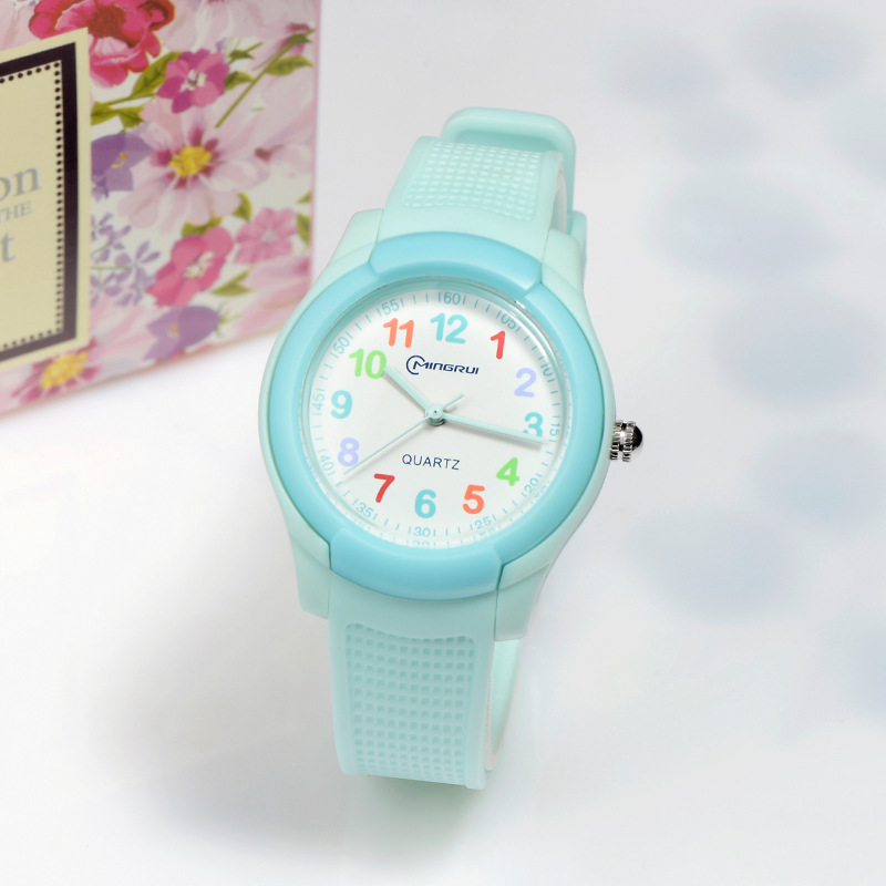 Original Japanese movement quartz watches in stock for children, boys and girls, students, sports, waterproof hands, school and small store watches Specification image
