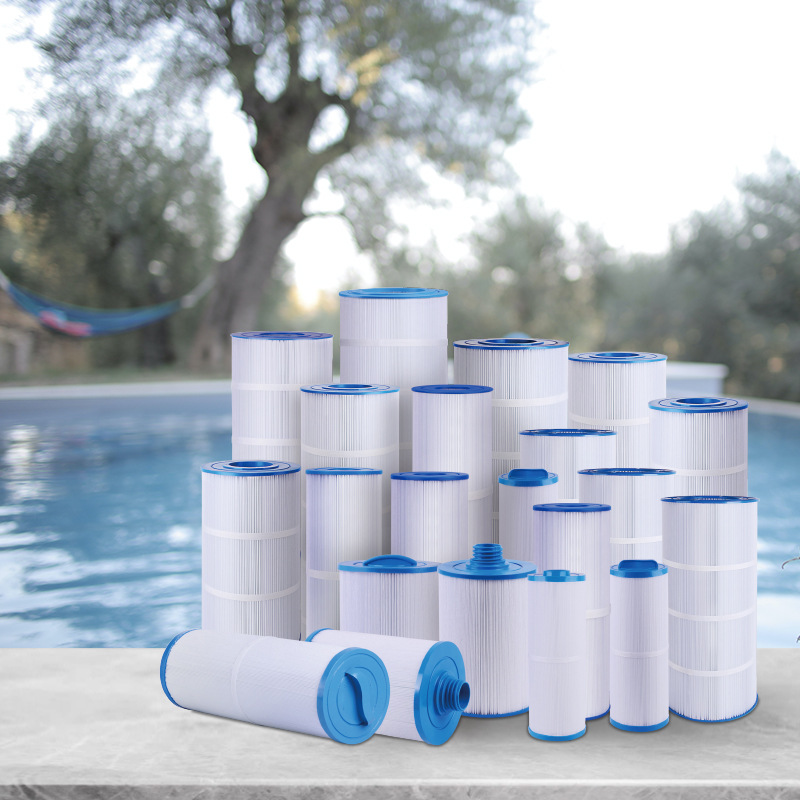 Fabricante de filtros de piscina OEM procesamiento personalizado filtro de agua SPA filtro plegable filtro plegable el elemento del filtro details Picture