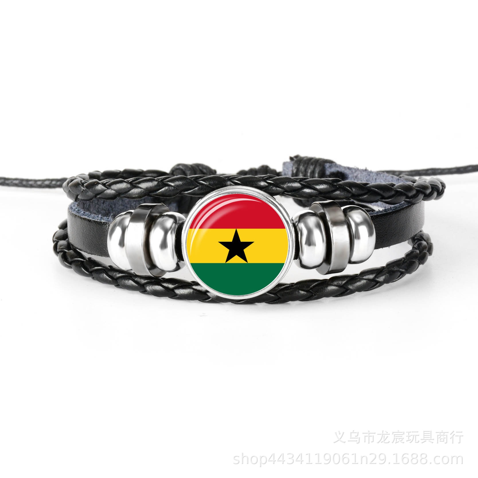 供应斐济国旗/世界各国国旗/时光宝石手链产品图