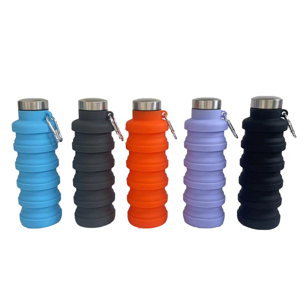 Silicone Telescopic Cup Foldable Cup Outdoor Sports Travel Portable Water Bottle Portable Water Bottle Application Scenario