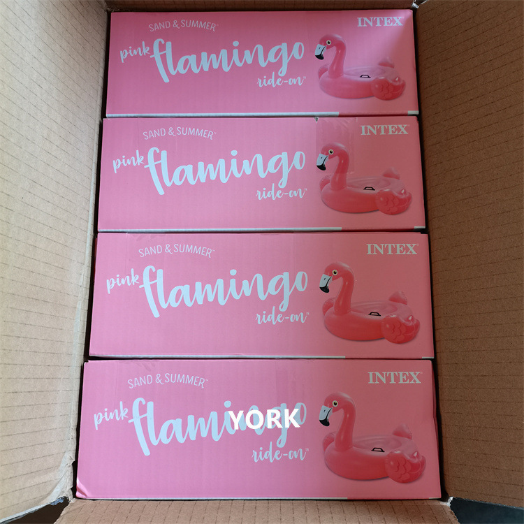 intex 57558 Flamingo Swimming ring Inflatable Adult and Children Floating bed Water Pool Floating toy details Picture