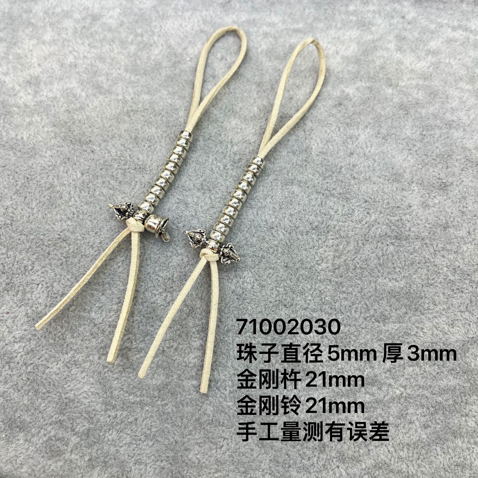 Handmade old Tibetan-style Buddhist prayer bead counter, bell and pestle ritual implements, retro pendant, bracelet, necklace, jewelry accessories pic 23