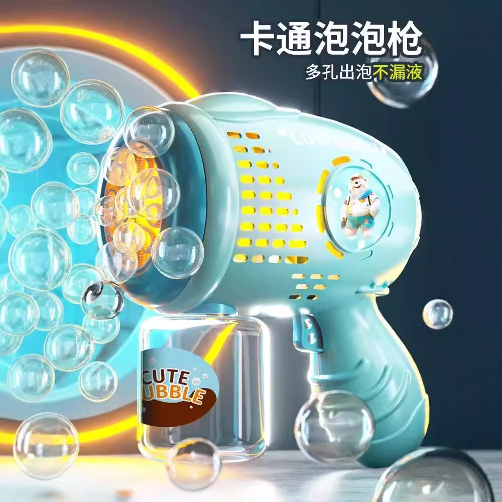 泡泡机烟花泡机全自动泡泡枪相机手持不漏泡泡机一件起批儿童玩具