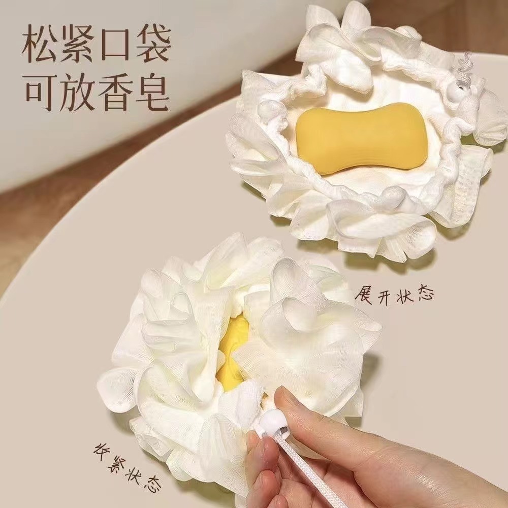 浴球/洗澡用品女/沐浴球50克/皂液器/浴花细节图