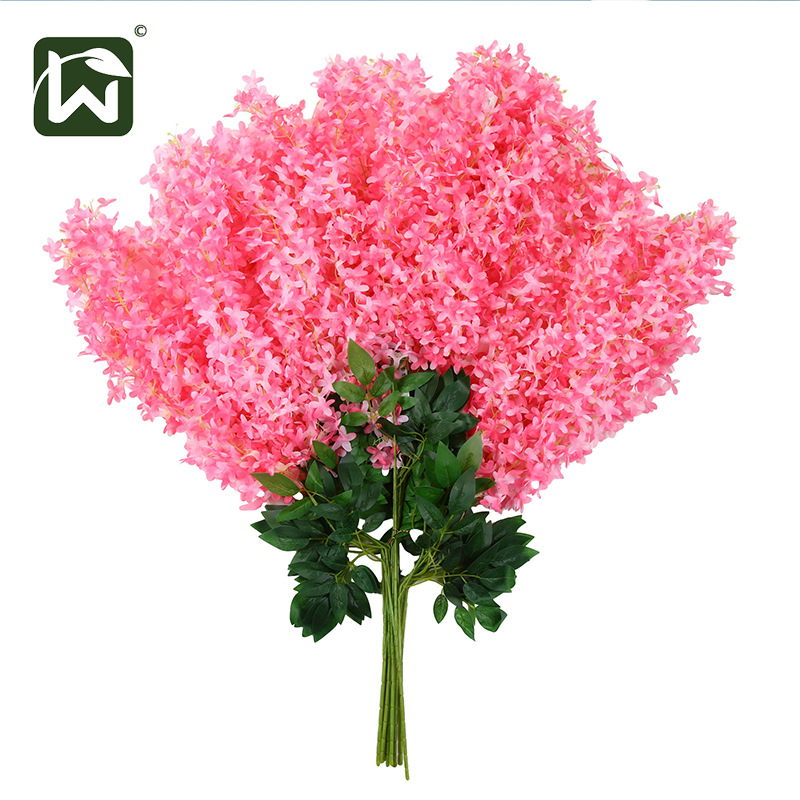 Wholesale of artificial flower vines for indoor and outdoor landscaping, wedding decoration, ceiling, silk flowers, wisteria flowers, lilac wall hangings