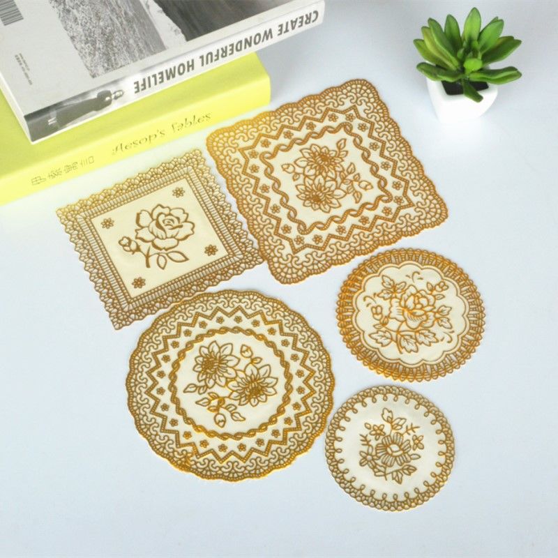 Paper coasters, ashtray pads, coasters, bowl MATS, vase heat insulation pads, table MATS, European-style placemats, trays, coffee tables Application Scenario