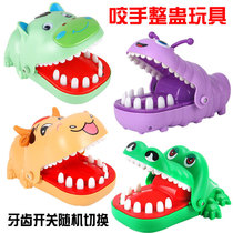 Biting hands crocodile teeth biting fingers shark biting people decompression decompression tool Tiktok the same net red children's toy D3
