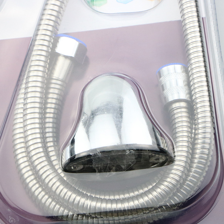 Shower flower sprinkler head. Wall-mounted household shower head. Bathroom simple hose set Specification image