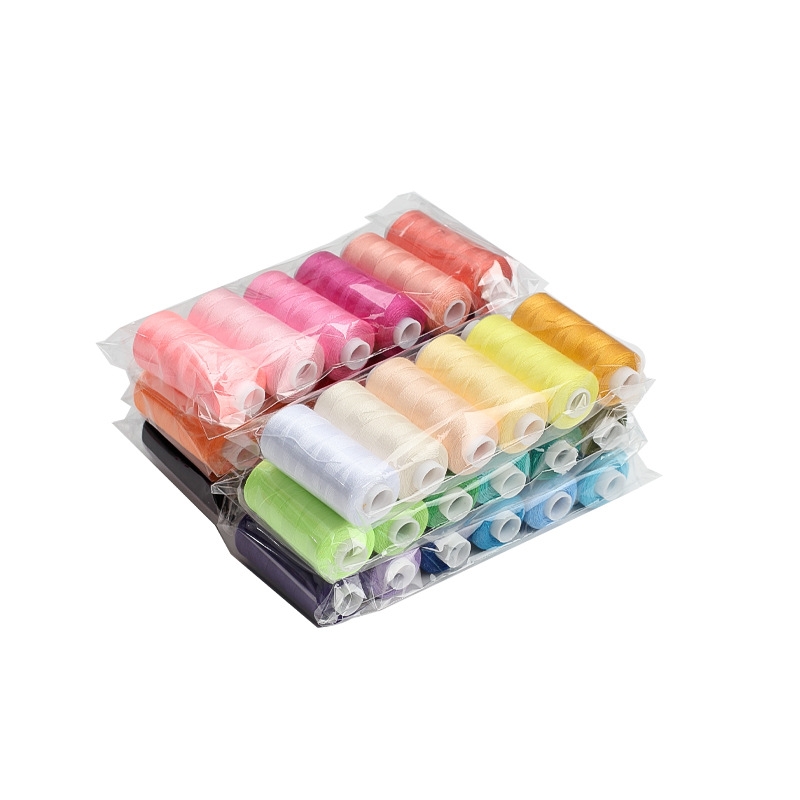 Household Multi-Color 402 Sewing Thread 6-Axis Installation Hand Sewing Diy Polyester Thread Sewing Kit Item Picture