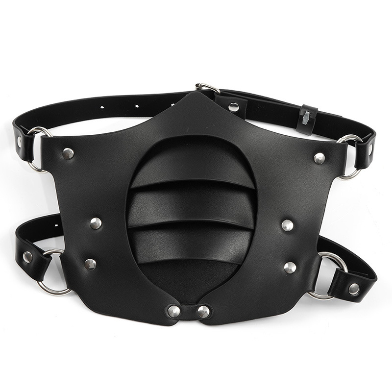 Sex mask Leather sm props role play decorative mask Adult sex accessories Fashion accessories details Picture