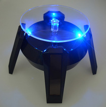 Solar rotating booth