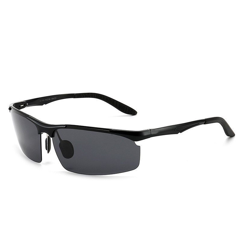 Wholesale of new men's sports polarized sunglasses, driving sunglasses and smart photosensitive color-changing sunglasses Specification image