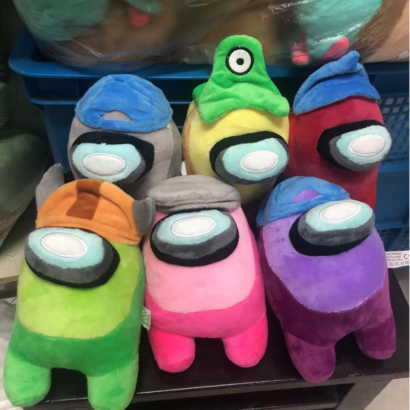 New Cross-Border Plush Toy Pendant Doll Space Werewolf Kill Animation Game Peripheral Dolls Specification drawing