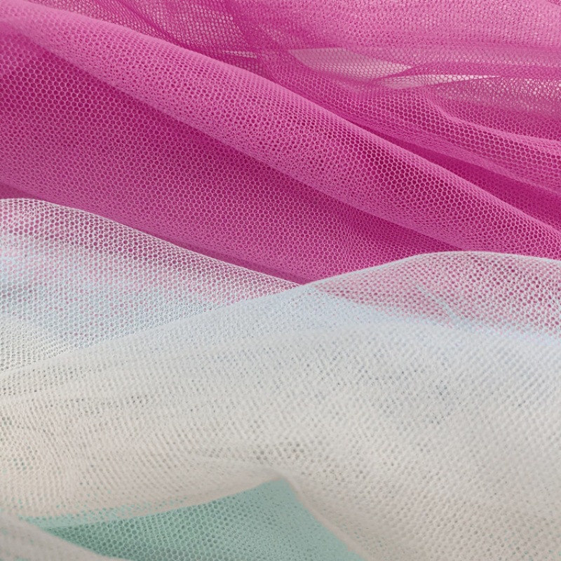 Spot Wholesale 40A Bottom Fabric Gauze For Children's Wedding Dress Mesh Mesh Gauze Fabric Polyester Mosquito Net Fabric Specification drawing