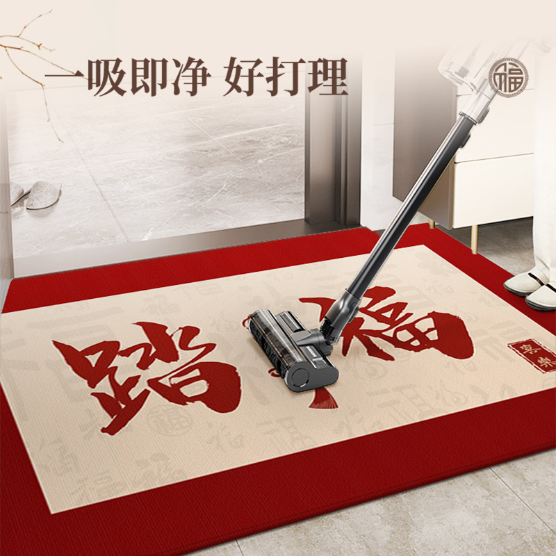 The entrance door mat ensures safe entry and exit. The anti-slip foot mat at the door is dirt-resistant. The carpet for the foyer can be cut Application Scenario