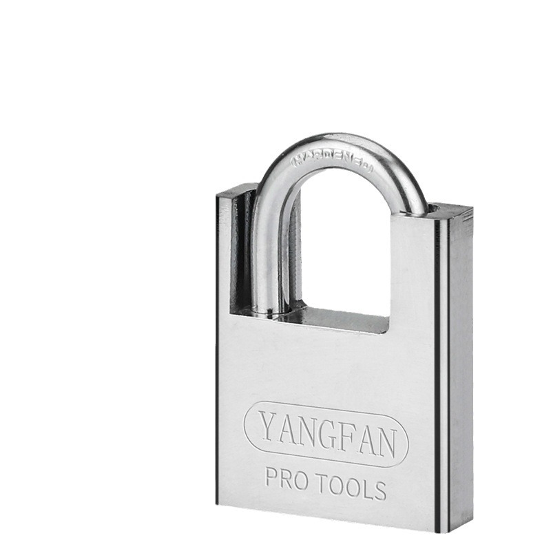 半包防剪小锁头 仿不锈钢通开挂锁 防盗防撬 包梁包边仓库宿舍门详情图5