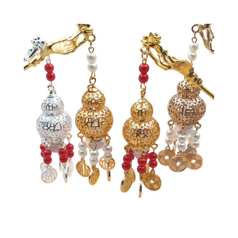 发箍/头箍女夏季百搭/串珠发箍/塑料头箍/波浪头箍白底实物图