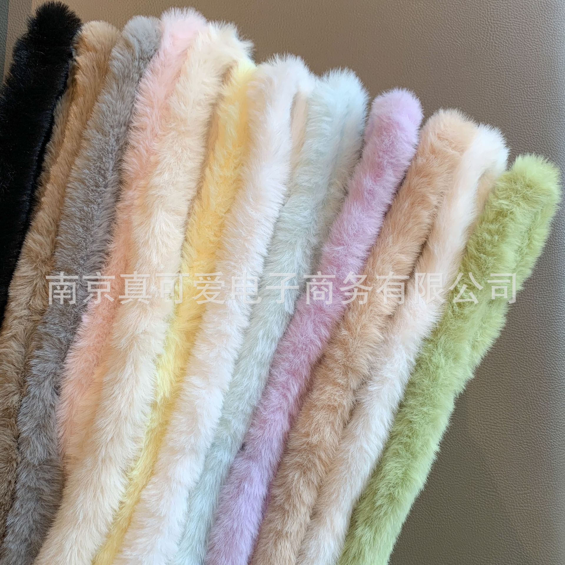 优质款40mm大兔毛扭扭棒加粗加长款毛绒毛条手工diy扭棒小狗批發