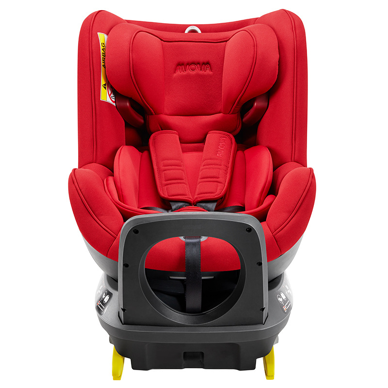 A Dayhair Avova Tornado Child Safety Seat 360 Rotates Forward And Backward With Isofix Interface Installed