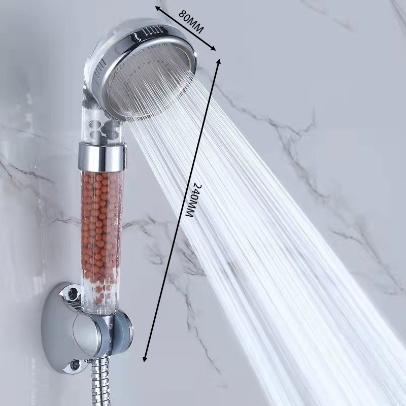 Negative ion Pressurized shower head, household handheld shower head, rain shower, pressurized shower head