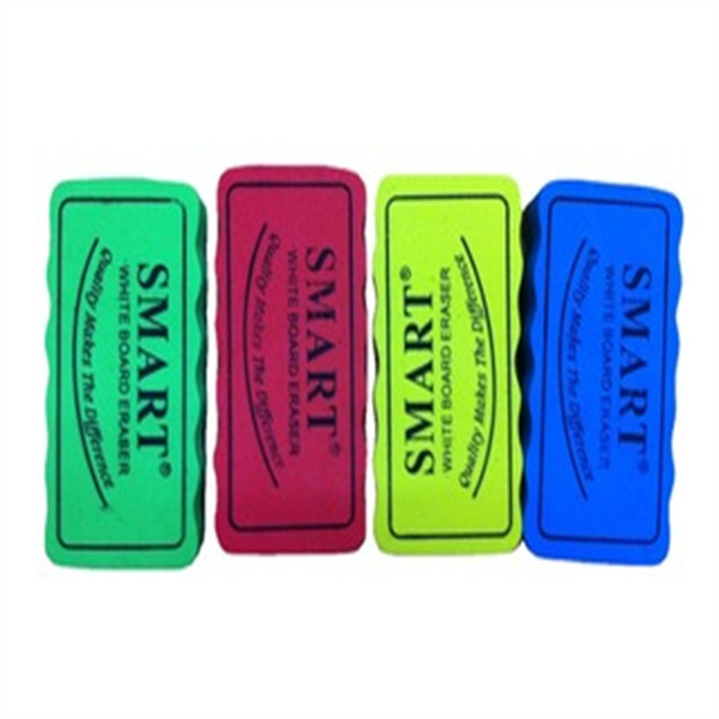 The creative and fashionable colored magnetic EVA eraser felt cloth can adsorb whiteboards, office and teaching erasers Item Picture