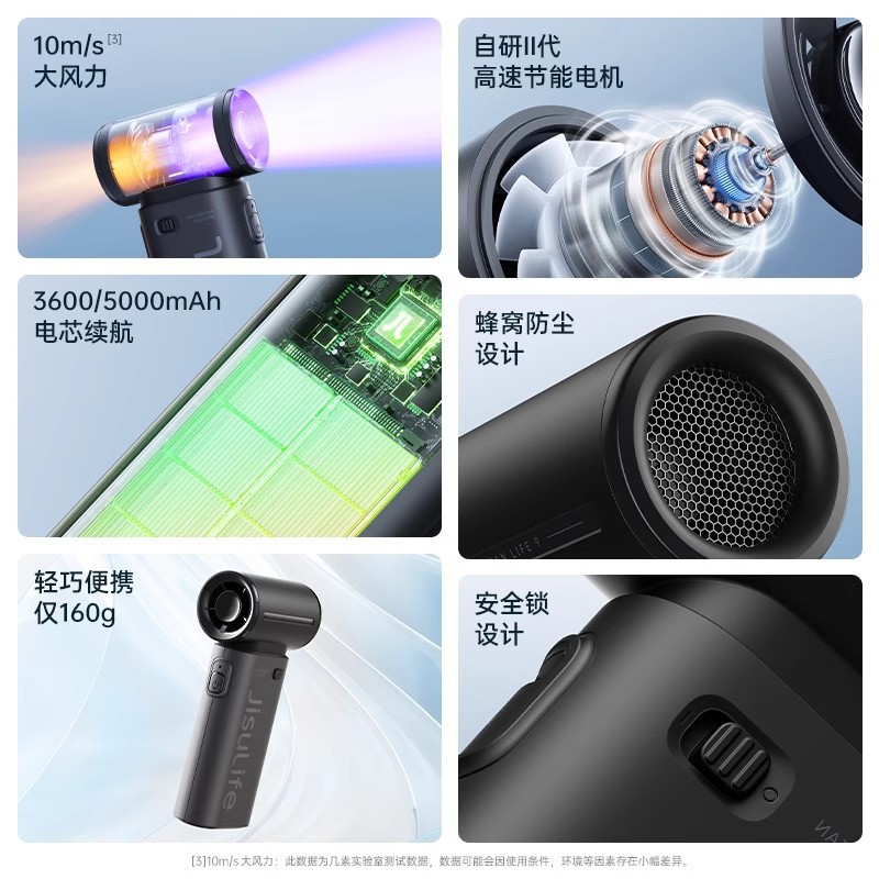 迷你手持扇实物图