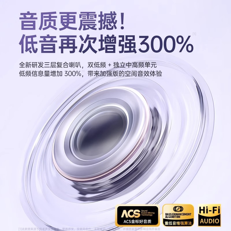 Auriculares bluetooth con clip de oído 2025 nuevo modelo conjunto inalámbrico sin auriculares púrpura para huawei Specification image