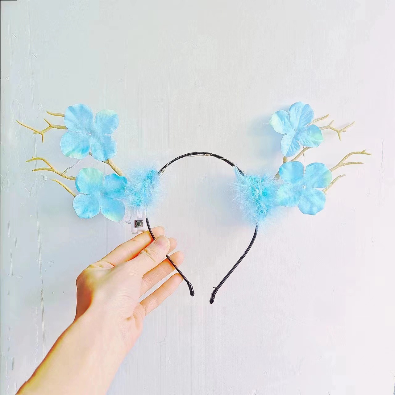 发光头箍实物图