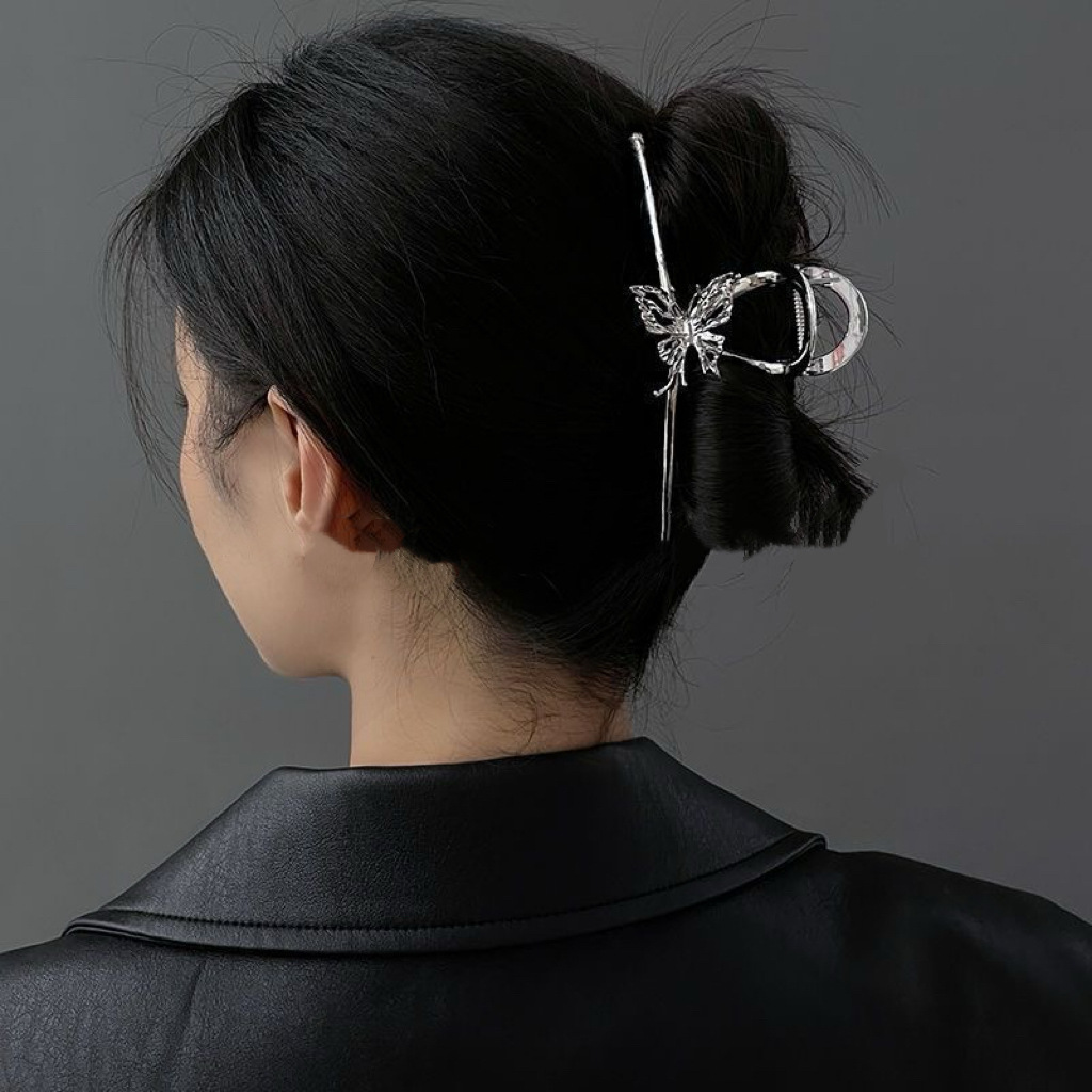 Super versatile large grabber, high-end shark hair grabber, simple hair clip, hair accessory, simple design for girls, wholesale on Instagram Specification image